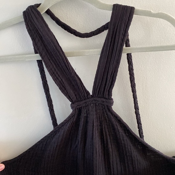 Anthropologie Braided Halter Dress. Size L - Picture 7 of 10
